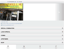 Tablet Screenshot of greatwallmn.com